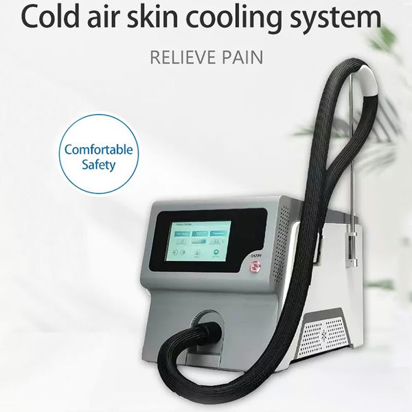 Máquina de enfriador de piel enfriamiento de aire frío para aliviar el dolor después del tratamiento con láser fraccional de CO2