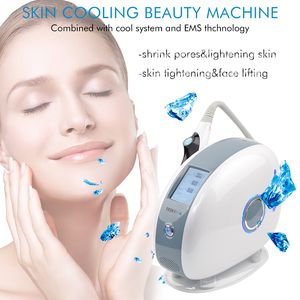 Corps de machine de beauté de refroidissement de la peau minceur ems tech soins du visage rajeunissement cool dispositif rf congelé