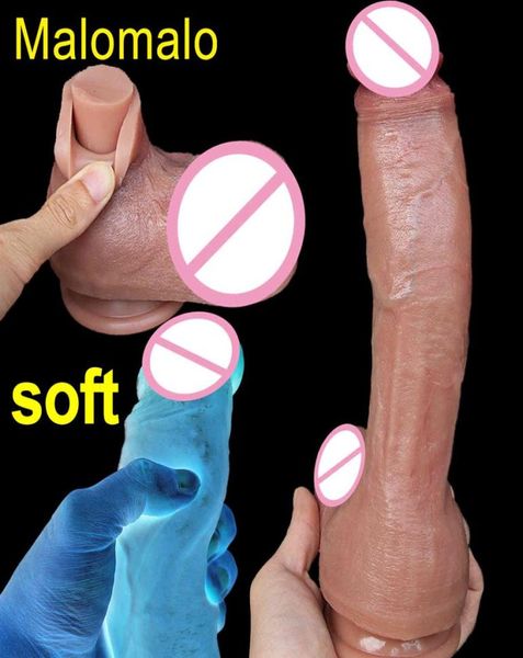 La peau se sentant des veines réalistes matériau doux matériau énorme grand pénis avec des jouets sexuels à la ventouse pour femme strapon féminin masturbation2812304326