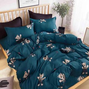 Huidvriendelijke ins dekbedovertrek Hoge kwaliteit beddengoed textiel 1duvet cover + 2 kussensloop koning Queen groot formaat dekbedovertrek F0317 210420