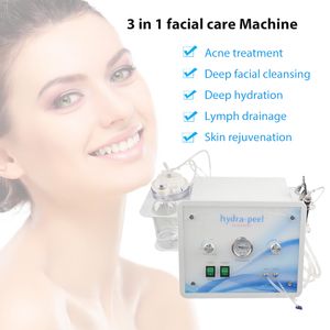 Peeling de la peau Oxygen Facial Diamond Microdermabrasion Machine 3 en 1 Vide Soins de nettoyage de la peau Élimination des rides Traitement de l'acné