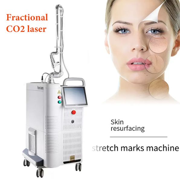 Peau réparée Machine fractionnée au laser Co2 pico Longueur d'onde verticale de 1060 nm pour l'élimination des vergetures vaginales Lifting du visage rajeunissement de la peau Équipement de sécurité