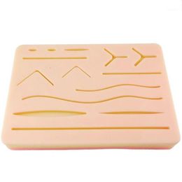 Kit d'entraînement de suture de peau pad suture kit de formation pad accessoires de traumatologie pour la pratique et utiliser1301z