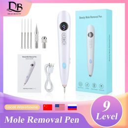 Skin Tag Remover Wart Berrugas Eliminator LCD Plasma Papilmas Elektrische Laser Removal Sproet Dark Spot Mole Cauterizer Kit 211231