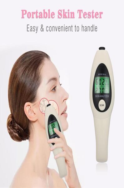 Testeur de peau Analyseur de cutanée sans fil d'humidité faciale portable Monteur de soins de soins de la peau