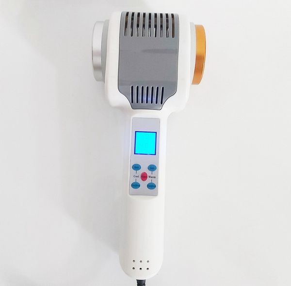 Máquina ultrasónica Facial Ulrrasonic para estiramiento de la piel, martillo frío y caliente, instrumento de belleza para masaje Facial de SPA para salón de SPA