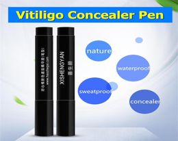 Huid vitiligo bedekkende concealer waterdichte make -up pen langdurige natuurlijke vloeistof deksel op gezicht lichaam voor vrouwen mannen vitiligo275Z6207074