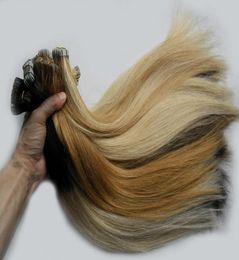 Bande de trame de peau sur les Extensions de cheveux Remy bande dans les cheveux humains 100G 40 pièces Extensions de cheveux de trame de peau blonde 3277833
