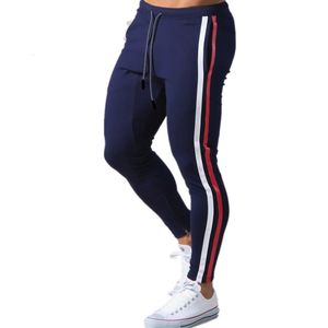 Skinny Joggers Pantalons hommes coulant pantalon de survêtement en coton piste de gym de gymnase de sport de sport masculin