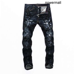 Skinny Plein Philipps Biker pp BEAR Broek Klassiek Mode PP Distressed Man Jeans Jeans Rock Moto Heren Denim Casual Design 1575142653 Gescheurd USN7