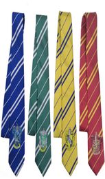 Skinny Tie Cosplay Costume Accessoires Harry garçons filles minces étroites tissées Jacquard Cravata Magic Academy Neckties9892321