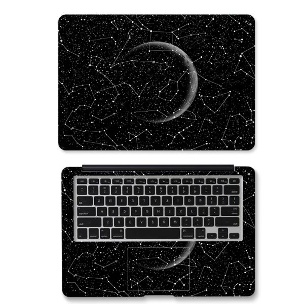 Skins 13.3 '' Autocollant d'ordinateur portable étanche à 2 côtés couverture de clavier de peau arrière de 14 pouces Skins pour ordinateur portable pour HP 15.6 Lenovo Matebook x Pro Xiaomi