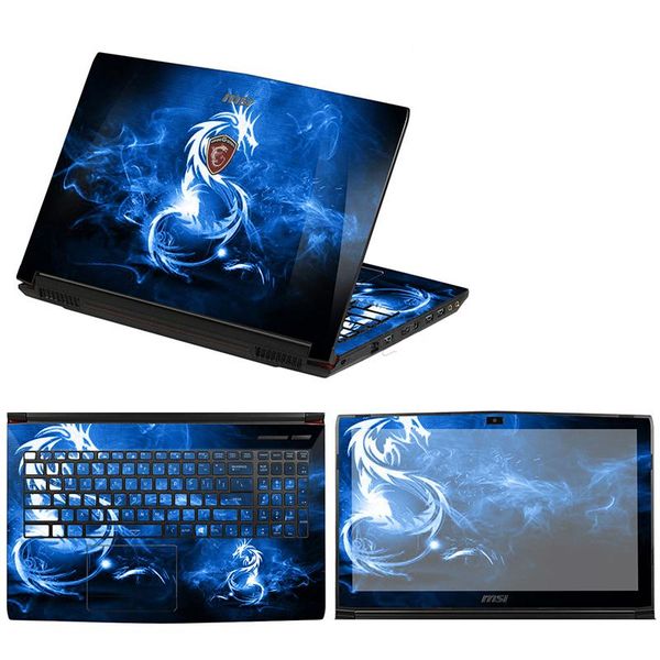 Skins Dazzle Vinyl ordinateur portable autocollant spécial pour MSI GF75 GS70 GS73 GL75 GS75 GF66 GE76 GP76 GP66 GE66 GE65 GS66 GS65 GT75VR GE75 GF63