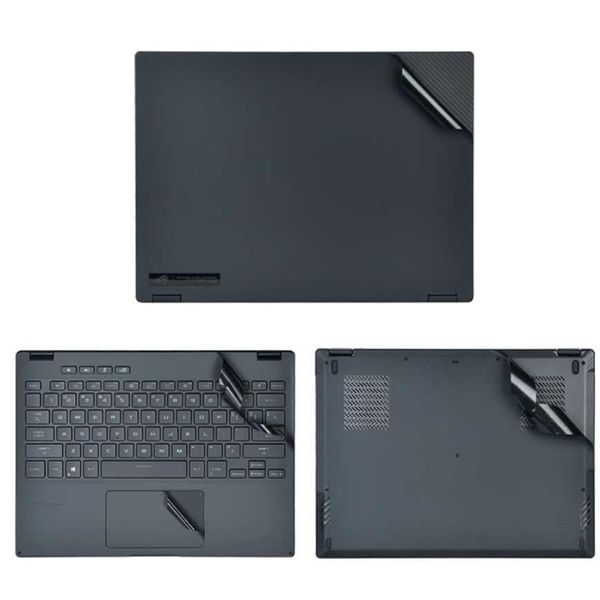 Skins kh ordinateur portable mate noir autocollant de protection de peau de peau pour Asus Rog Flow x13 GV301 Ultra Slim 2in1 Gaming ordinateur portable de jeu