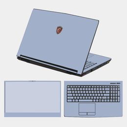 Skins Protection Skin voor MSI -laptop GT62/GT62VR/GT63/GF65/GL75 Custom Vinyl Decal Sticker voor MSI GP65 MS16U1/GP75/GP63 Cover Skin