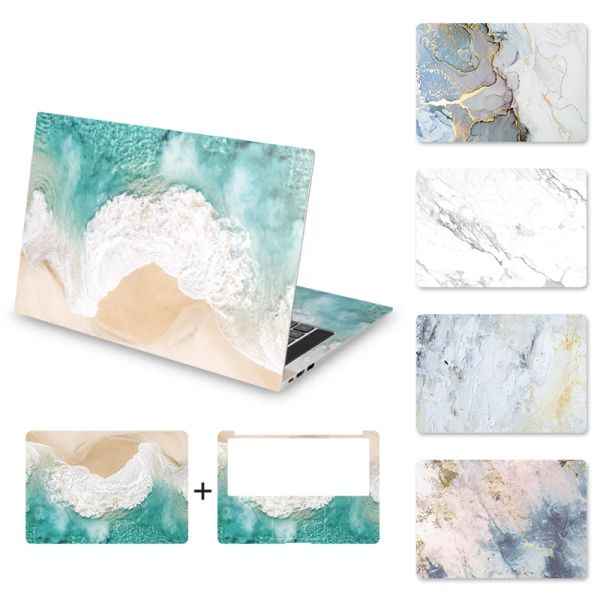 Skins Wave Wave / Marble ordinateur portable Sticker autocollant ordinateur portable 12 13 14 15,6 17 pouces pour Lenovo / Dell / HP / Asus / Xiaomi Air 13.3 / MacBook