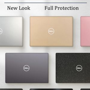 Skins Couverture de peau d'ordinateur portable en vinyle étanche pour Dell XPS 13 9310 2in1 9305 9370 7390 9380 Film d'écran pour XPS 15 9510 9500 9575 Précut
