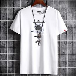 Jupe 2022 plus récent t-shirt pour hommes vêtements Fiess blanc O cou Anime homme t-shirt pour homme surdimensionné S6xl nouveaux hommes t-shirts Goth Punk