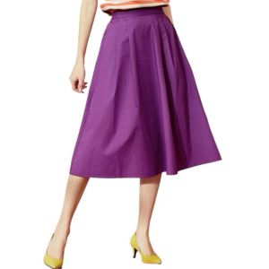 jupe 2023 coréen élégant taille haute couleur bonbon coton jupe femme automne jupe plissée grande taille jupes de bureau roupas femininas