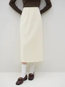 skirt FSLE – jupe Aline en velours côtelé pour femme, Style Simple, taille haute élastique, Slim, couleur unie, nouvelle collection automne et hiver 2023