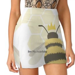 jupe Queen Bee Design Women Tennis Jirts Golf Badminton Pantskirt Sports Phone Pocket Skort Bee Queen Bee Bumble Bee Mather Bee