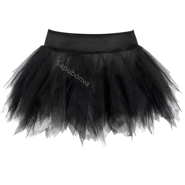 falda Faldas para mujer Tutu Fairy Tulle Mini Falda Fiesta Plisada Puffy Adulto Tallas grandes Sexy Moda Corsé a juego Vintage Jupe Falda