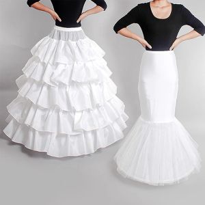 Jupe Robe de mariée de mariage, ceinture élastique, sous-jupe, jupons de fête de bal, jupes Crinoline en maille, accessoires de vêtements