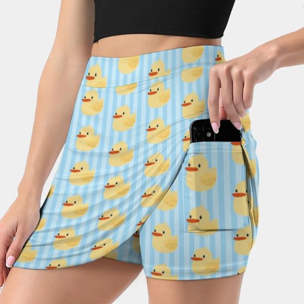 jupe Canard jaune !Jupe femme Y2K vêtements d'été 2022 Kpop Style jupe pantalon avec poche canard Ducky Duckie jaune canard jaune