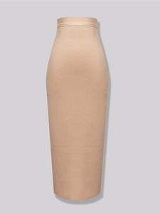 Rokken 13 Kleuren Mode Vrouwen Sexy Roze Geel Bandage Rok Elastische Elegante Kokerrokken 78 cm 230308