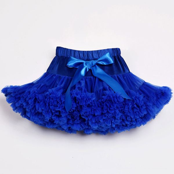 Faldas 2-15 años Falda de encaje Niñas Pettiskirt de gasa esponjosa Colores sólidos Faldas tutú Falda de baile para niña Enagua de tul de Navidad Tul 230403