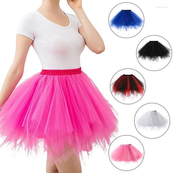 Jupes 2023 Yykatele Femmes Hada Tulle Jupe Plissée Danse Lolita Party Gonflable Adulte