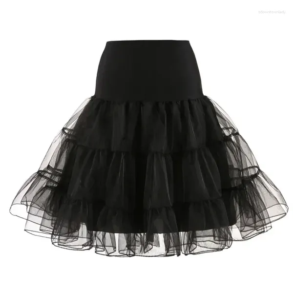 Faldas de 65 cm 50s retro falda negra subestino swing vintage enagua vintage fantasía net rockabilly tutu pettiskirt