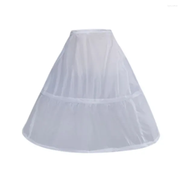 Jupes A-ligne Jupon Unique Robe De Mariée Crinoline Couche De Taille Robe De Bal De Mariage Jupon