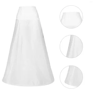 Faldas Una línea Falda Boda Crinoline Vestidos de fiesta Enagua para novia Underskirt Poliéster Tafetán Accesorios Formal de las mujeres