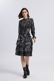 Rokken AS Mode Vrouw Paisley Print Top Cover Knierok Sets Katoen Zacht En Anti-vouwstof Kleding