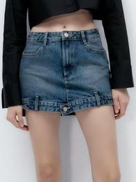 Rokken Herfst En Winter Damesmode Hoge Taille Sexy Hippe Rok Denim Mini