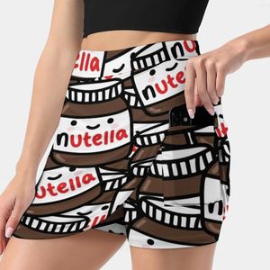 Jupes Modèle mignon de Nutella !Jupe de sport mode femme avec poches Tennis Golf Running Funcases Fun Cases 4Ogo Youtubers