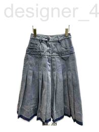 Rokken designer jurk voor dames Zomer Plooirok Sexy Maat S-L Kleurverloop Denim lang Nieuwkomers April03 PXVB CJRX