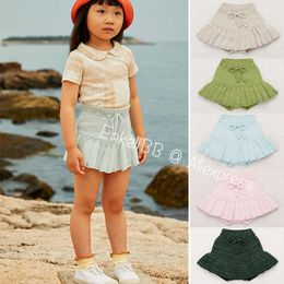 Rokken Enkelibb Kids Girls Girls Zomerkwaliteit Kniting Designer Misha Puff Bottoms Spring Aarriving Peuter rok 230310