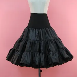 Skirts Fall 2024 Fashion Women Satin Underskirt A-Line No Hoop Crinoline Skirt Toddler Frill Petticoat For Girls Cosplay