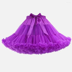 Jupes mode agitation Tulle été femmes Lolita bas Harajuku Saia Jupe Femme Vintage maille Tutu Jupe Femme vêtements Faldas