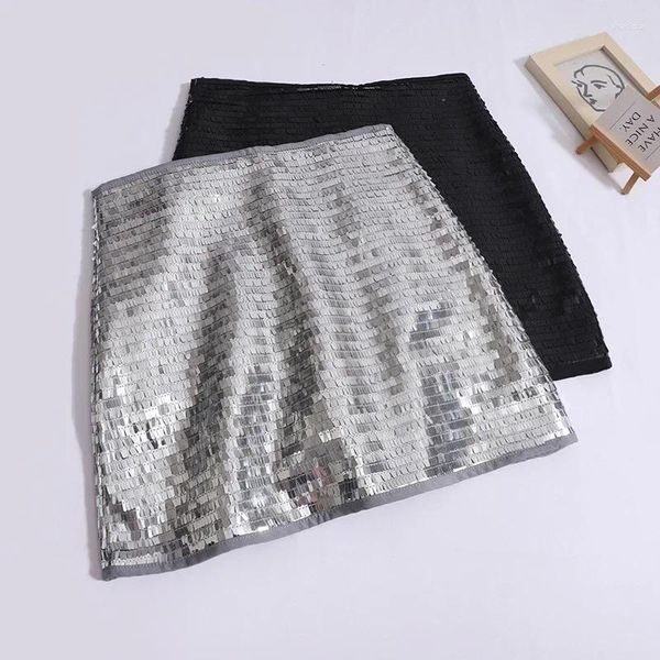 Jupes Fashion Girls Sexy Sequins Skirt Hipe Femmes