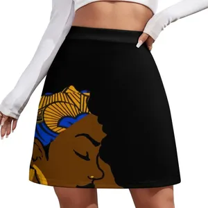 Jupes pour la mini jupe africaine Femme Summer 2024 robe