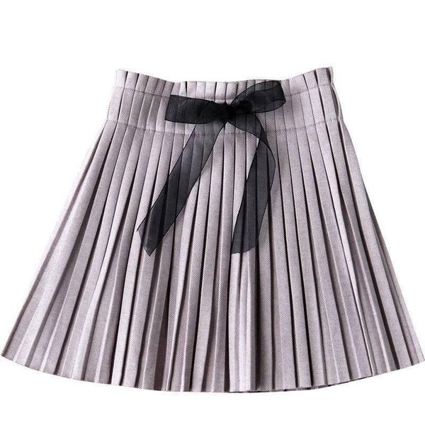 Jupes filles plissées automne et hiver enfants Style occidental laine enfants dentelle mode princesse pettiskirt