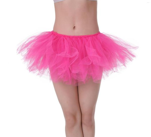 Jupes filles jupe maille Tutu 5 couches gaze Performance robe de danse pour enfants adultes