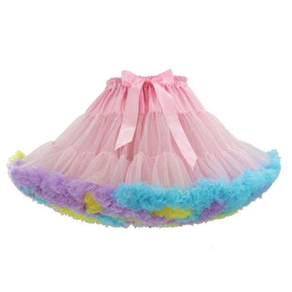 Faldas Niñas Falda de tul Ropa de niña Tutu Pettiskirt Princesa de moda para ropa 230614