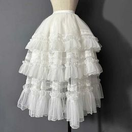 Jupes magnifiques robe lolita légère mariage floral jsk doublure en cuir lourd en service intime à lace