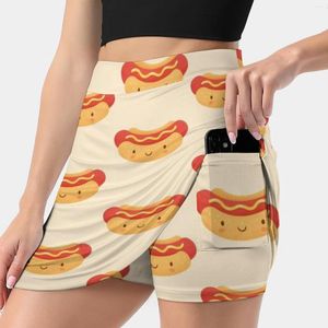 Jupes Happy Dog Woman Fashion 2024 Pant jupe mini bureau court kawaii gourme gastronomie manger diététique miam