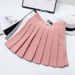 Jupes Harajuku Style plissé JK jupe femmes taille haute décontracté écolière Preppy mince Sexy court Mini