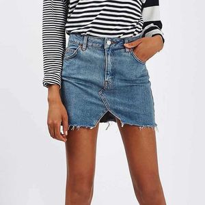 Skirts ins mode zomer dames hoge taille shorts strakke jeans dames sexy nachtclub stripper stripper straatkleding mini denim jurk Jeansl2429